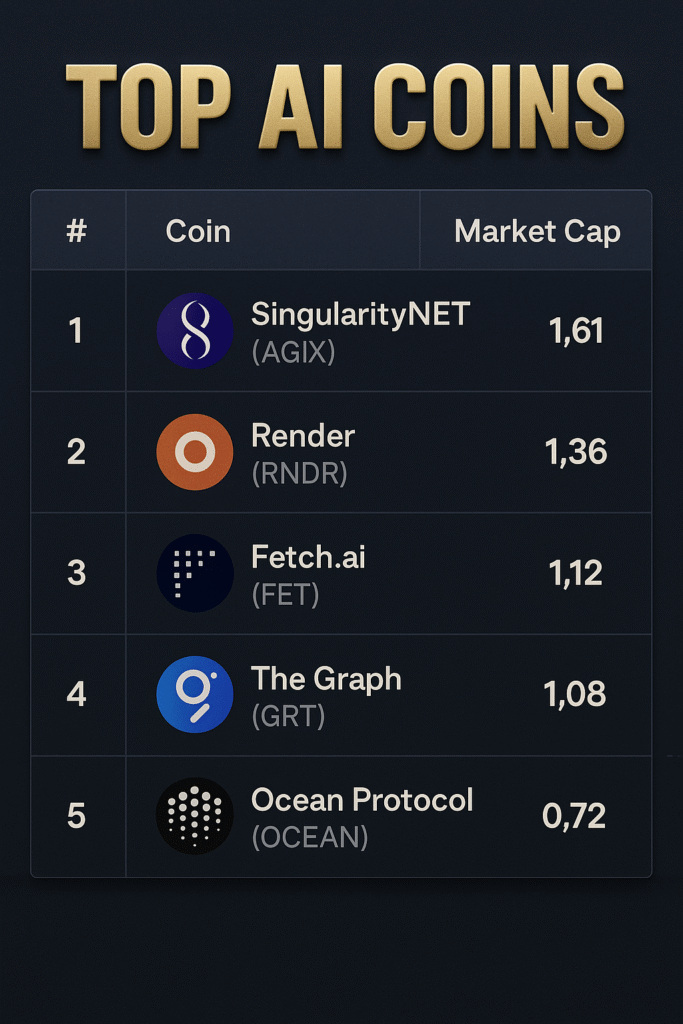 top AI coins