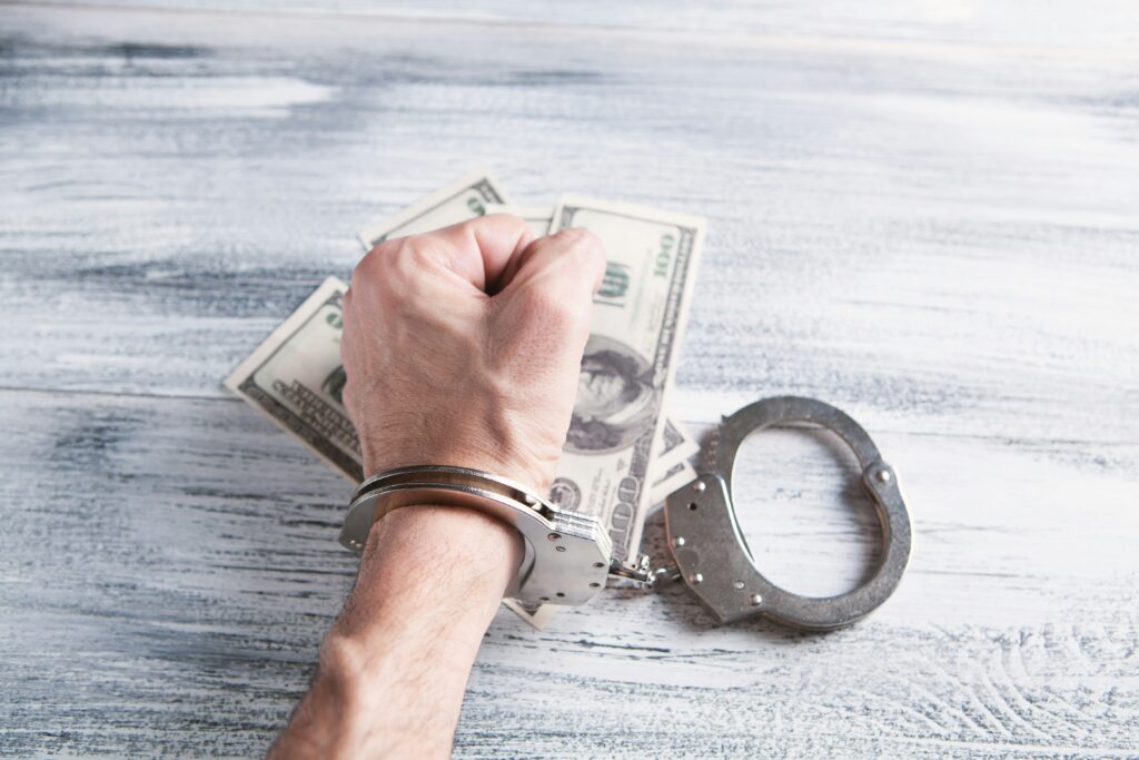 Money handcuffs